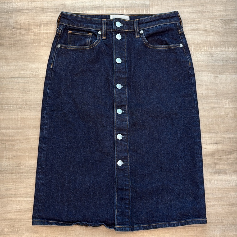 Everlane The Denim Pencil Skirt